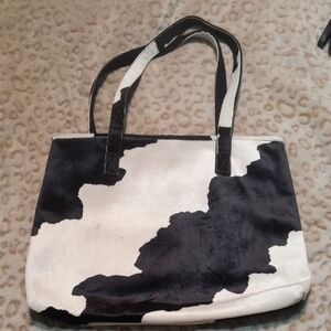 Stylish Black and White Tote Bag